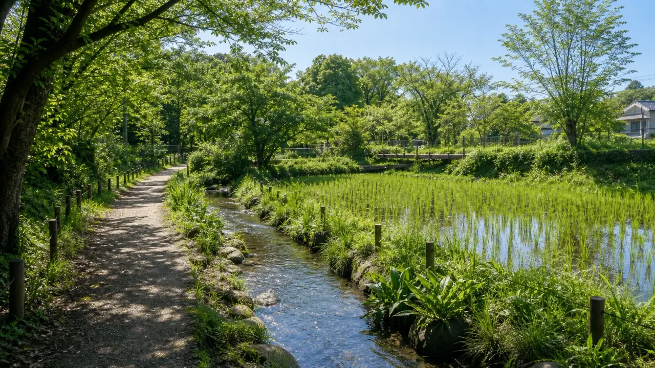 赤羽自然観察公園を、湧水・田んぼ・自然再生の視点で紹介。赤羽駅周辺から少し離れて静かに歩きたい人向けに、短時間の散歩ルートと注意点をまとめました。