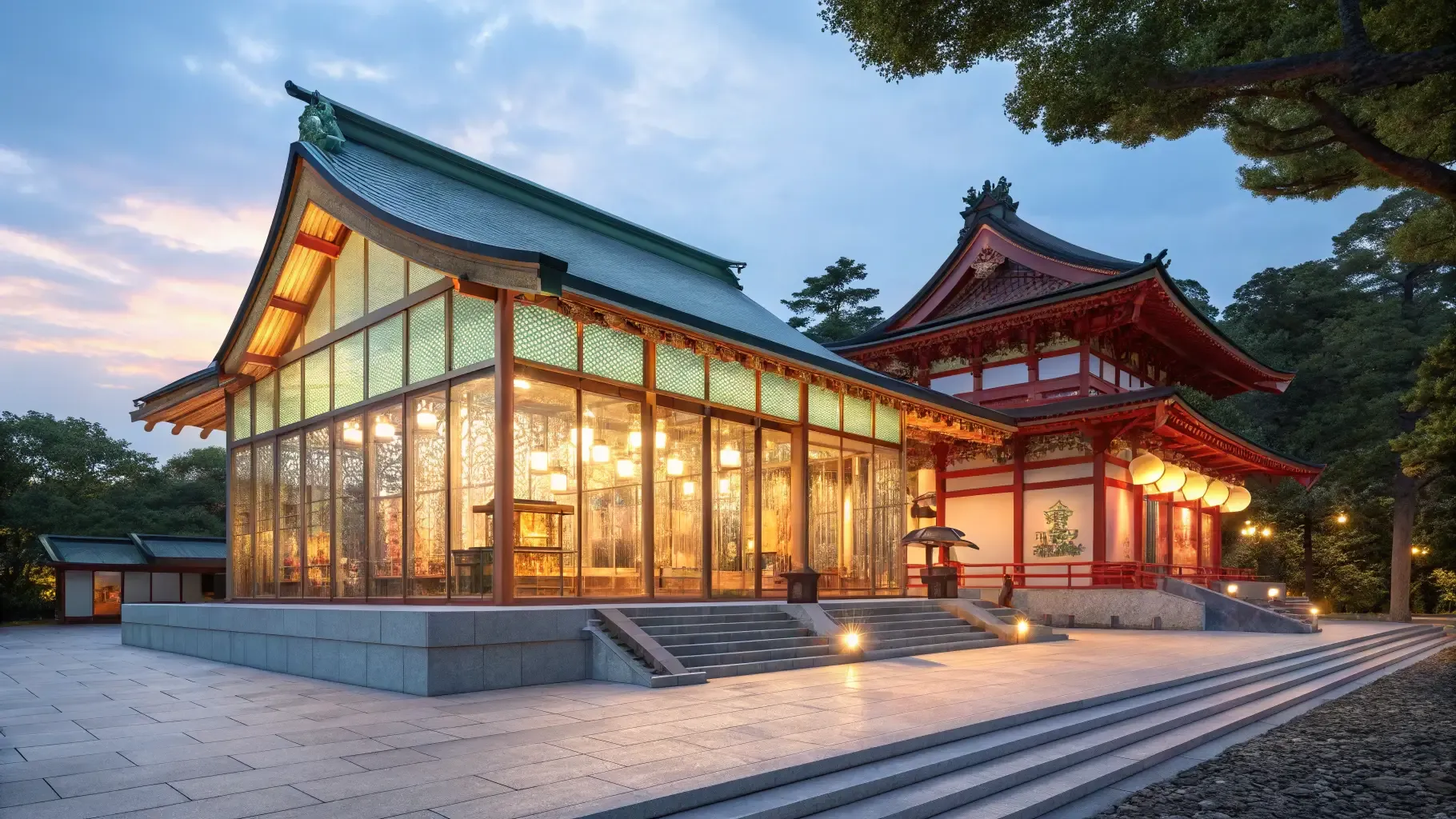 【心を整える】神楽坂の赤城神社へ｜光とガラスの建築美を巡る週末散歩