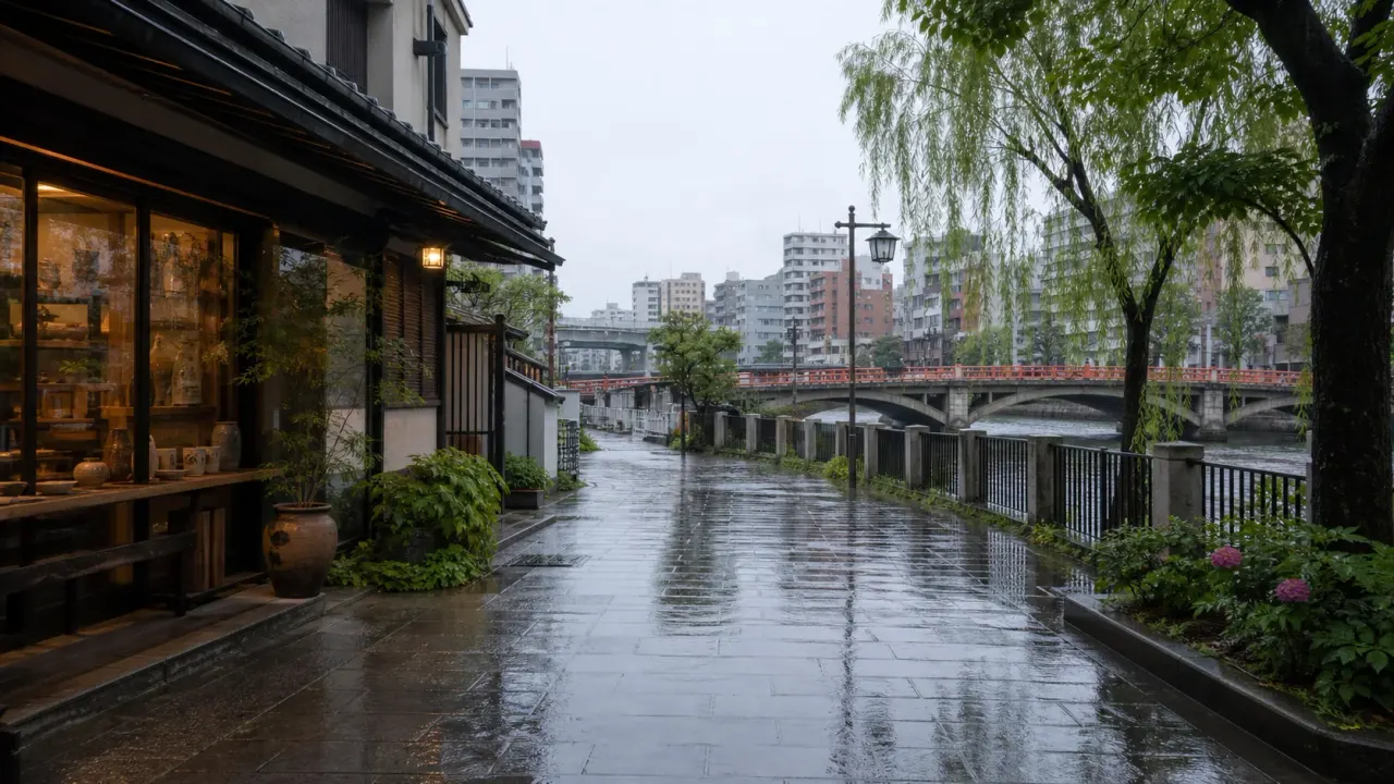 浅草駅・蔵前駅で雨の日や短い待ち時間に暇つぶしをしたい人向けに、世界のカバン博物館、江戸たいとう伝統工芸館、駒形橋、隅田川テラスを整理します。