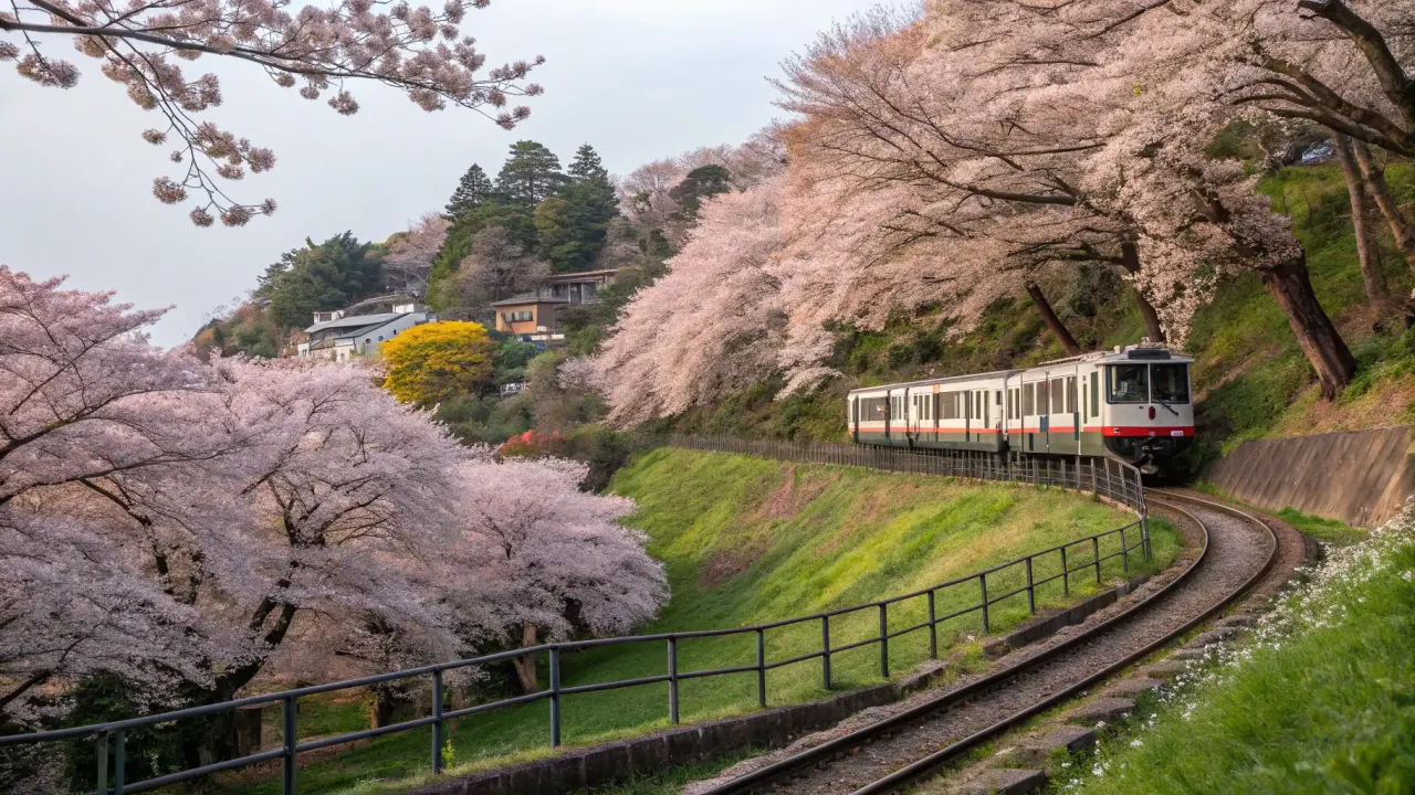 飛鳥山公園の見どころ、桜の見頃、王子駅からのアクセス、所要時間を整理。都電が見える坂、旧渋沢庭園、3つの博物館、展示車両をつなぐ散歩コースを紹介します。