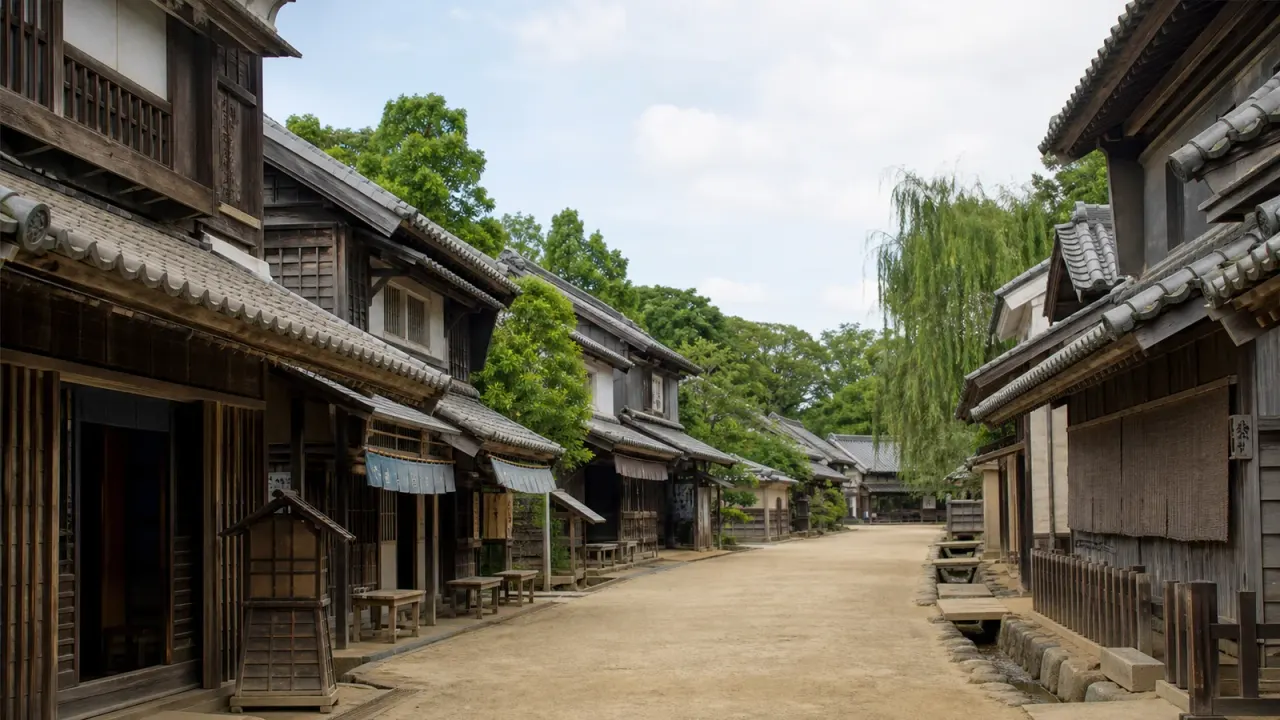 千葉県栄町の千葉県立房総のむらを、商家の町並み、武家屋敷、農家、風土記の丘エリアで歩く散歩ガイド。成田方面と合わせやすい歴史体験型博物館を、半日でゆっくり回る考え方をまとめます。