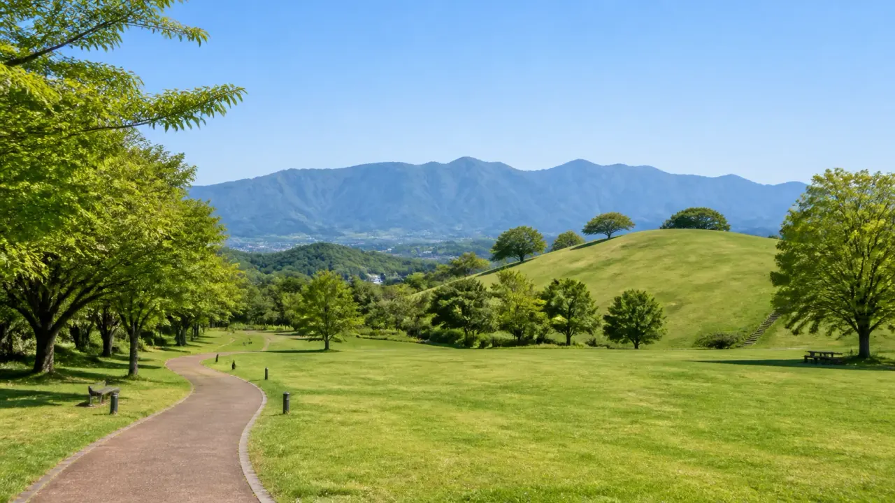 厚木市のぼうさいの丘公園で、多目的広場、遊びの丘、ふれあい広場、丹沢方面の眺めをゆっくり歩く散歩を紹介。家族連れにも使いやすい半日コースです。