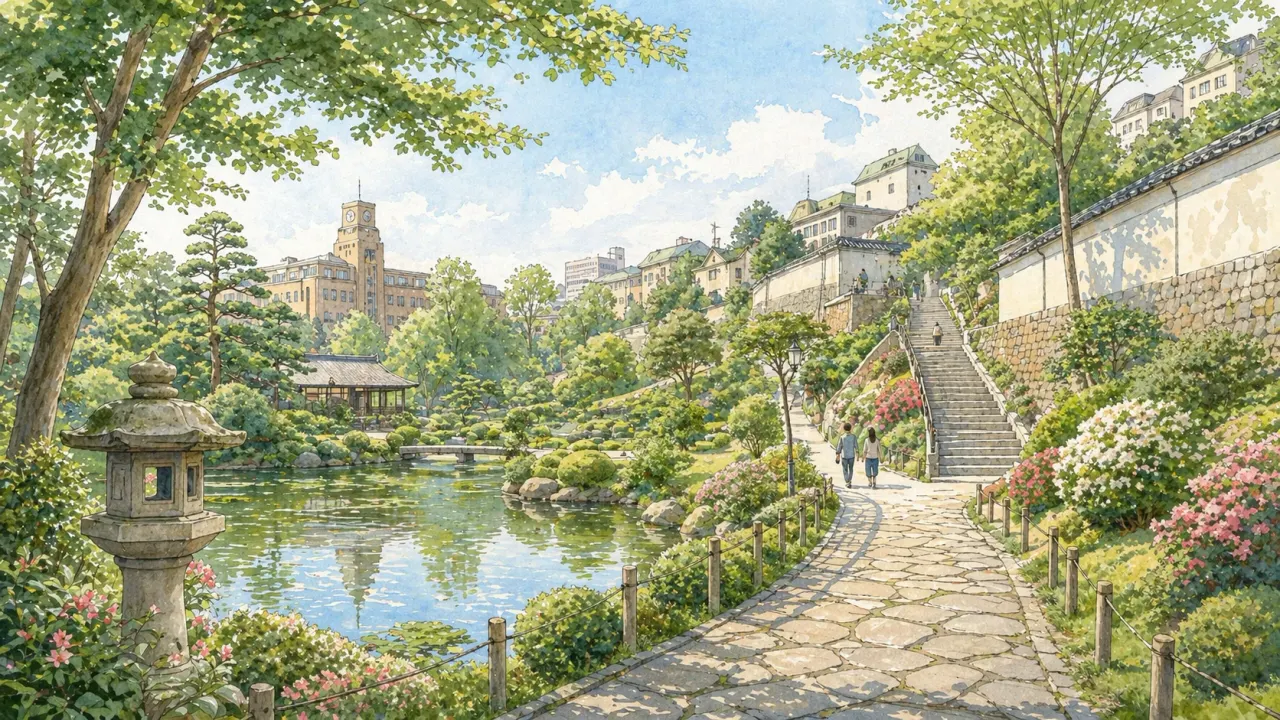 文京区のおすすめ散歩スポット15選をエリア別に紹介。六義園や小石川後楽園など名庭園から、根津神社の千本鳥居、本郷台地の坂道まで、文豪の街を歩くモデルコースをまとめました。