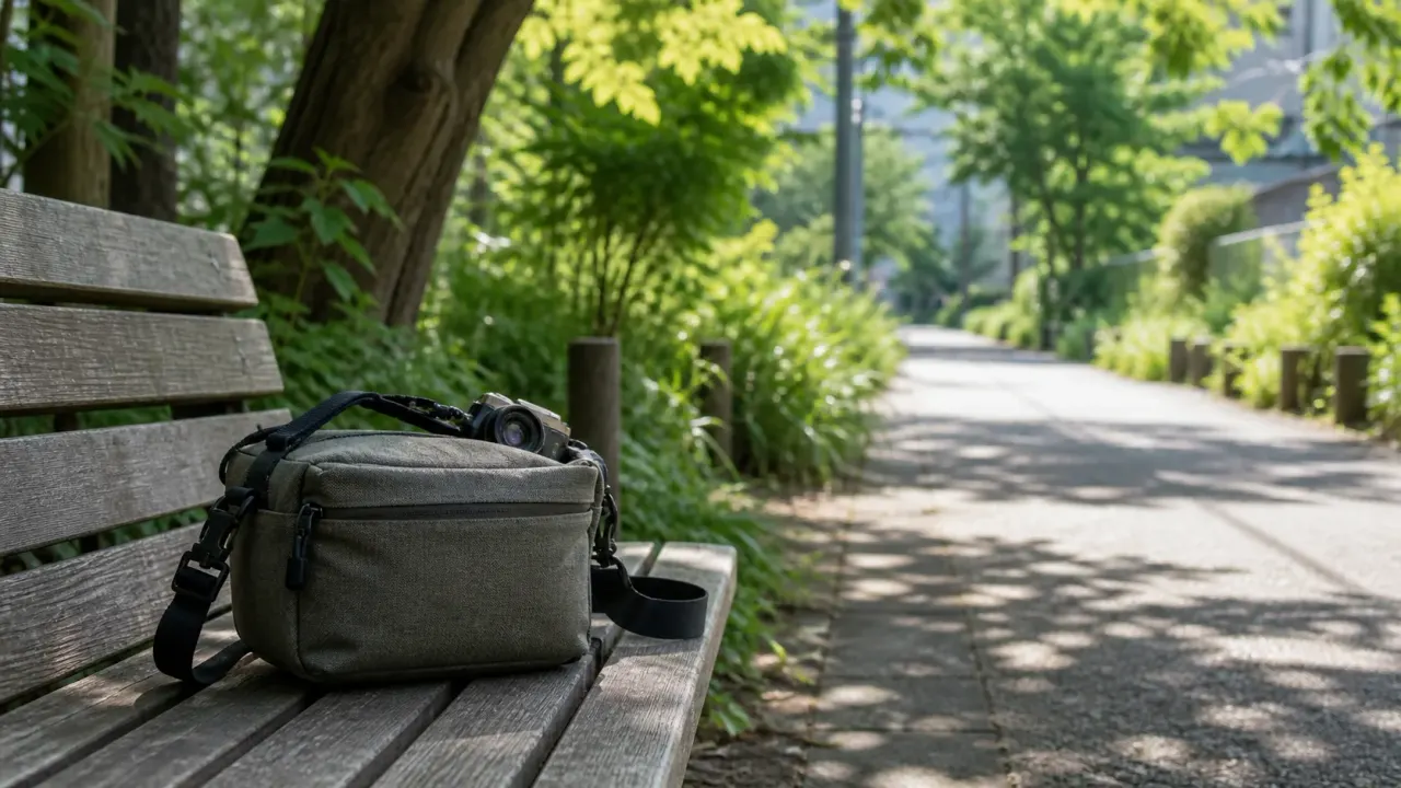 カメラ散歩のバッグは小さめでいい?街歩きで疲れにくい選び方