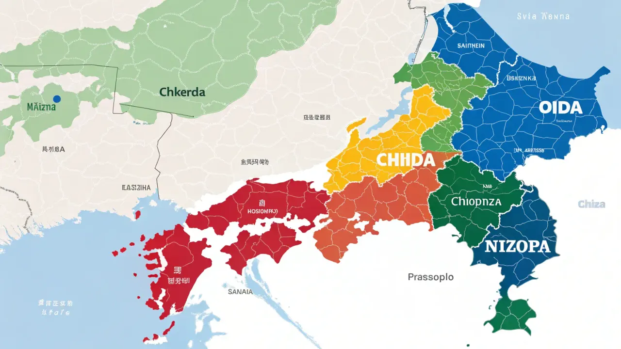 千代田区の主要5エリア（丸の内・霞が関・神田など）の特徴を地図付きで解説。各エリアの個性と歩き方がわかります。