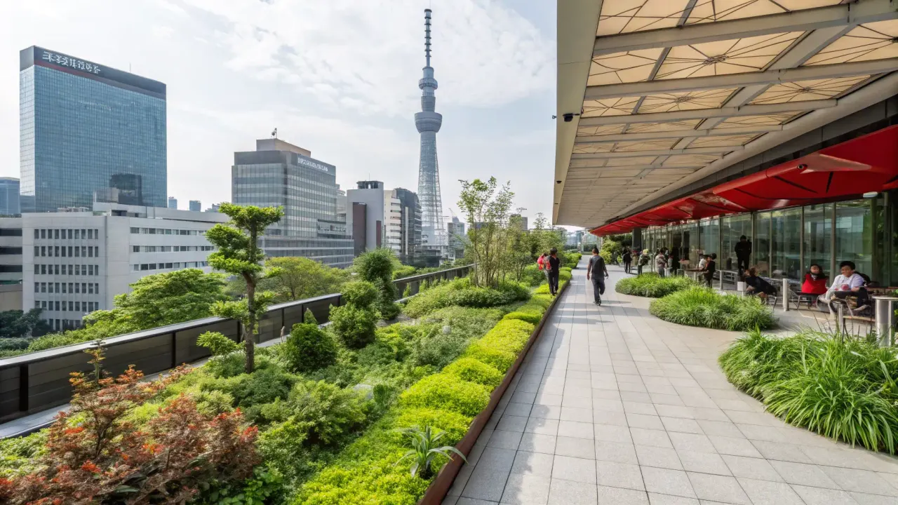 コレド日本橋4階の穴場テラスと日本橋周辺の屋外散歩コースを紹介。雑踏を離れて心をリセットできる静かで快適なスポットです。