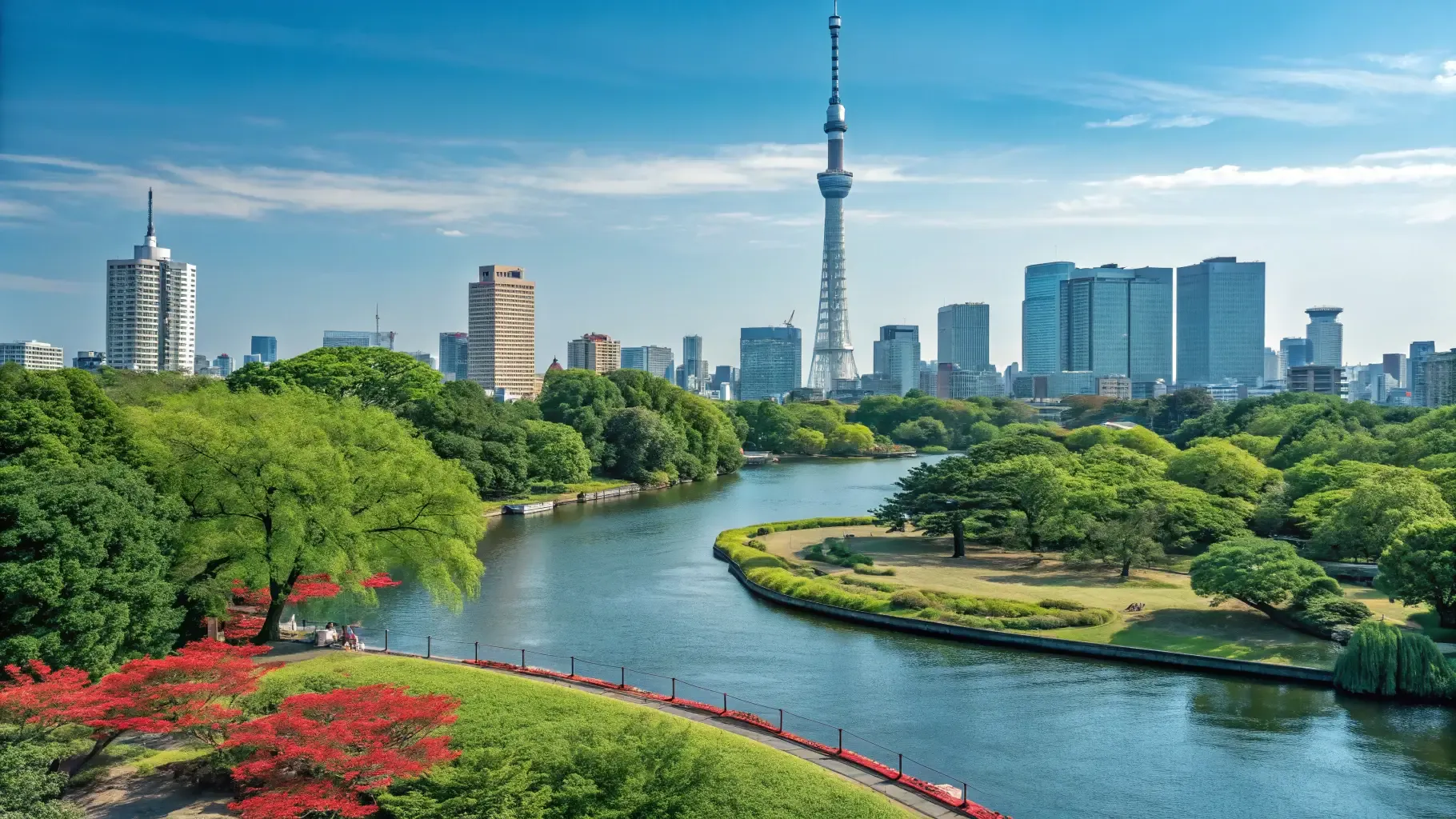 【穴場】江東区の越中島公園で静かな散歩｜隅田川テラスから望む越中島の景色5選