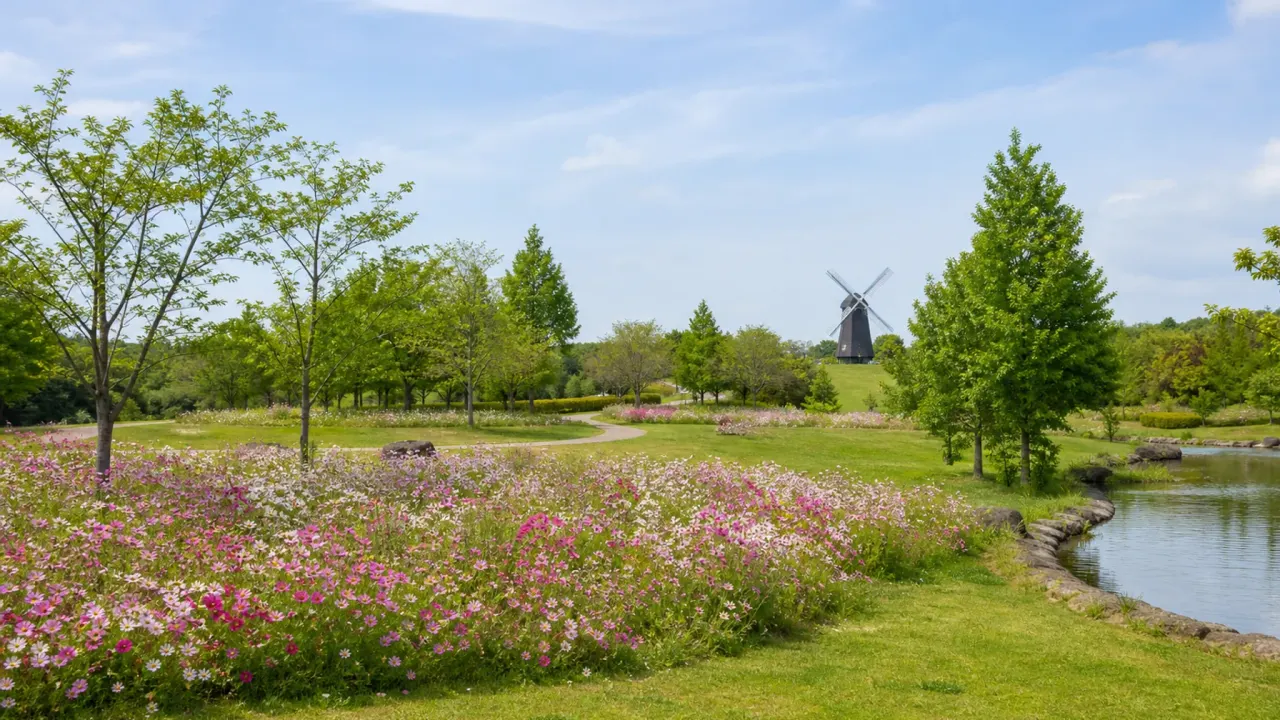 船橋市のふなばしアンデルセン公園で、花の城ゾーン、芝生広場、池、メルヘンの丘周辺を歩く散歩ガイド。開園時間や料金を確認しながら、半日でゆっくり過ごす計画をまとめます。