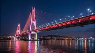 【穴場】足立区荒川で静かな夜散歩｜五色桜大橋の夜景と撮影スポット3選