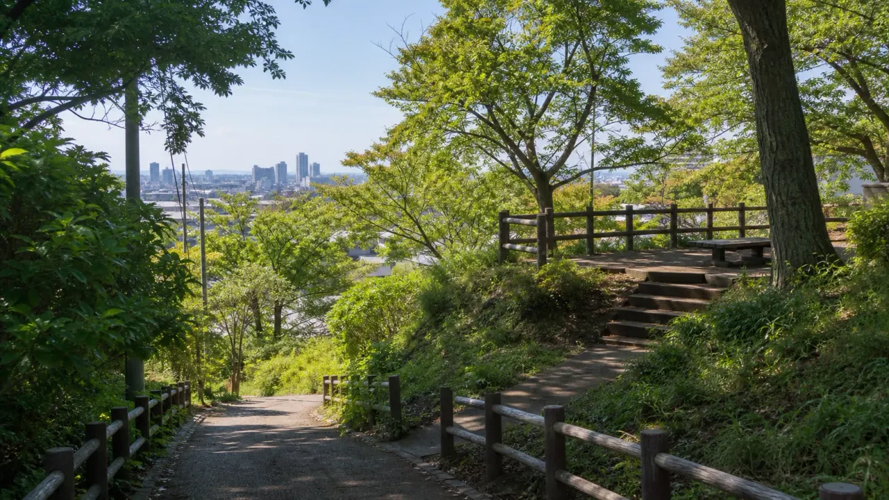 横浜市南区の弘明寺公園で、京急弘明寺駅近くの丘、展望台、木陰の園路を静かに歩く散歩を紹介。商店街や弘明寺観音の前後に使いやすい1時間の歩き方をまとめます。