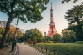 【静かな時間】浜松町から散歩する芝公園と東京タワーの写真スポット｜心を休めるモデルコース