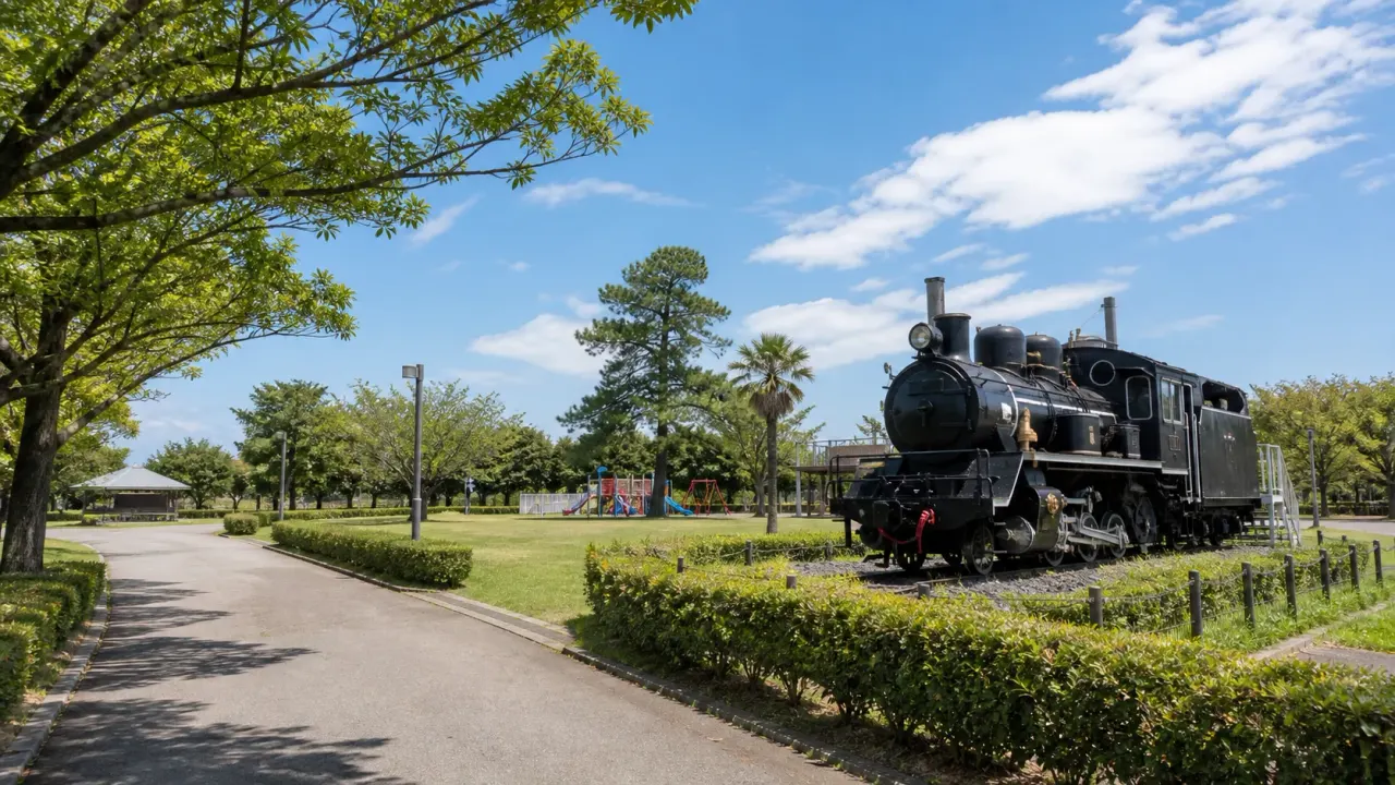 藤沢市鵠沼海岸の八部公園を、SL広場、芝生広場、遊具広場、引地川沿いの余白を中心に歩く散歩として紹介。鵠沼海岸駅や藤沢駅から使いやすい1時間の回り方をまとめます。