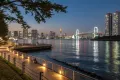 晴海ふ頭公園の夜景と水辺を散歩｜東京湾で一番静かな晴海の夜