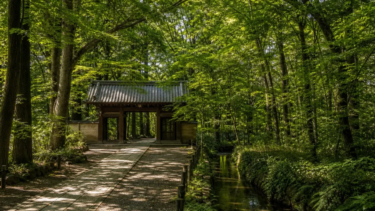 埼玉県新座市で、平林寺の境内林と野火止用水沿いをつなぐ半日散歩。国指定天然記念物の雑木林、禅寺の静けさ、緑道の歩き方をまとめます。