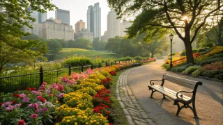 【都会のオアシス】日比谷公園の散歩コース｜オフィス街の花壇とベンチで過ごす時間