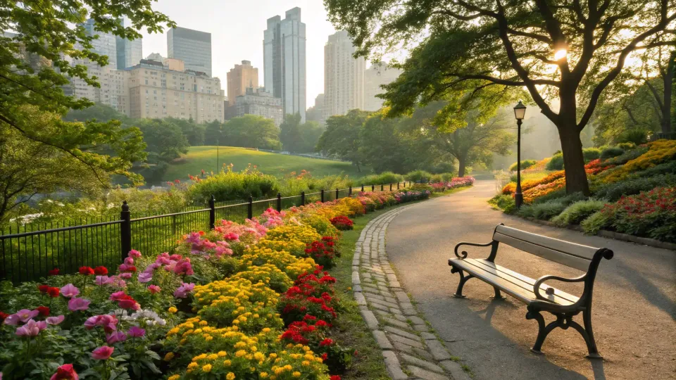 【都会のオアシス】日比谷公園の散歩コース｜オフィス街の花壇とベンチで過ごす時間