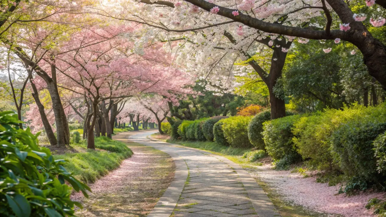 光が丘公園の桜と緑を満喫できる散歩コースと穴場5選を地元民目線で紹介。在宅ワークの疲れを癒す穏やかな散歩スポットです。