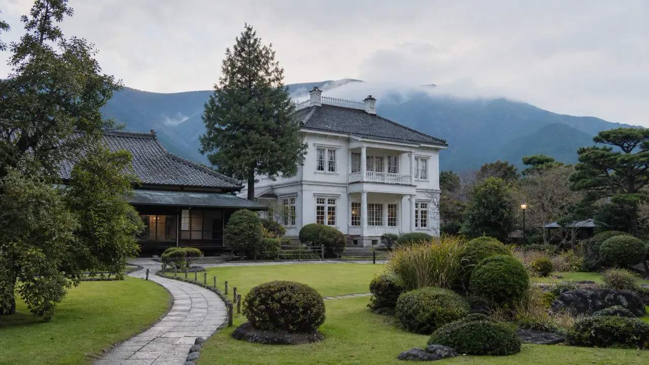 小山町の豊門公園を歩く散歩ガイド。豊門会館、西洋館、国登録有形文化財、建物内見学時間、休館日、庭園散策のポイントをまとめます。