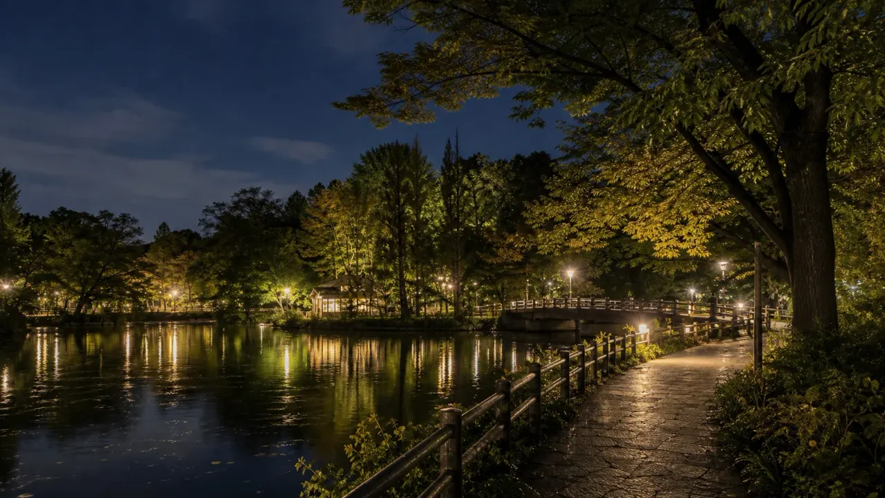井の頭公園を夜に歩きたい人向けに、常時開園、アクセス、夜の歩き方、避けたい行動を東京都公園協会と東京都建設局の公式情報をもとに整理します。