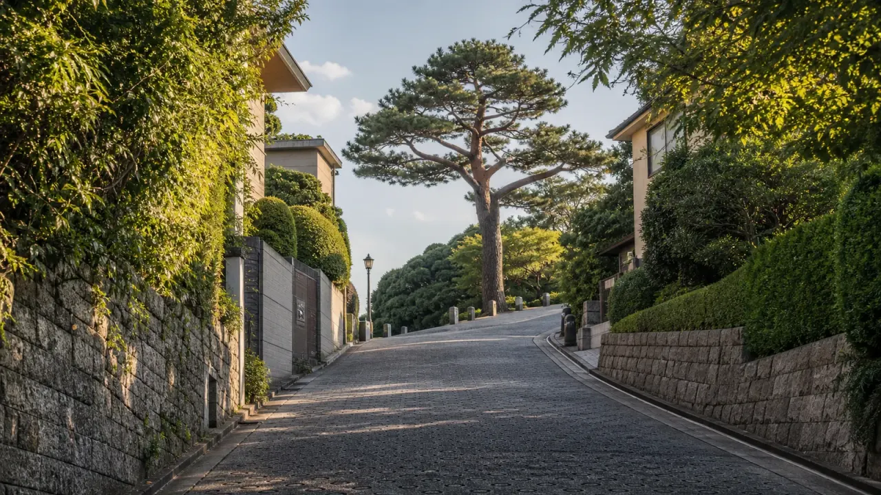 港区元麻布の一本松坂を、麻布一本松の伝説、坂名の由来、氷川神社方面へ上がる導線から歩く散歩記事です。麻布十番駅から60〜90分でめぐる見方を整理しました。