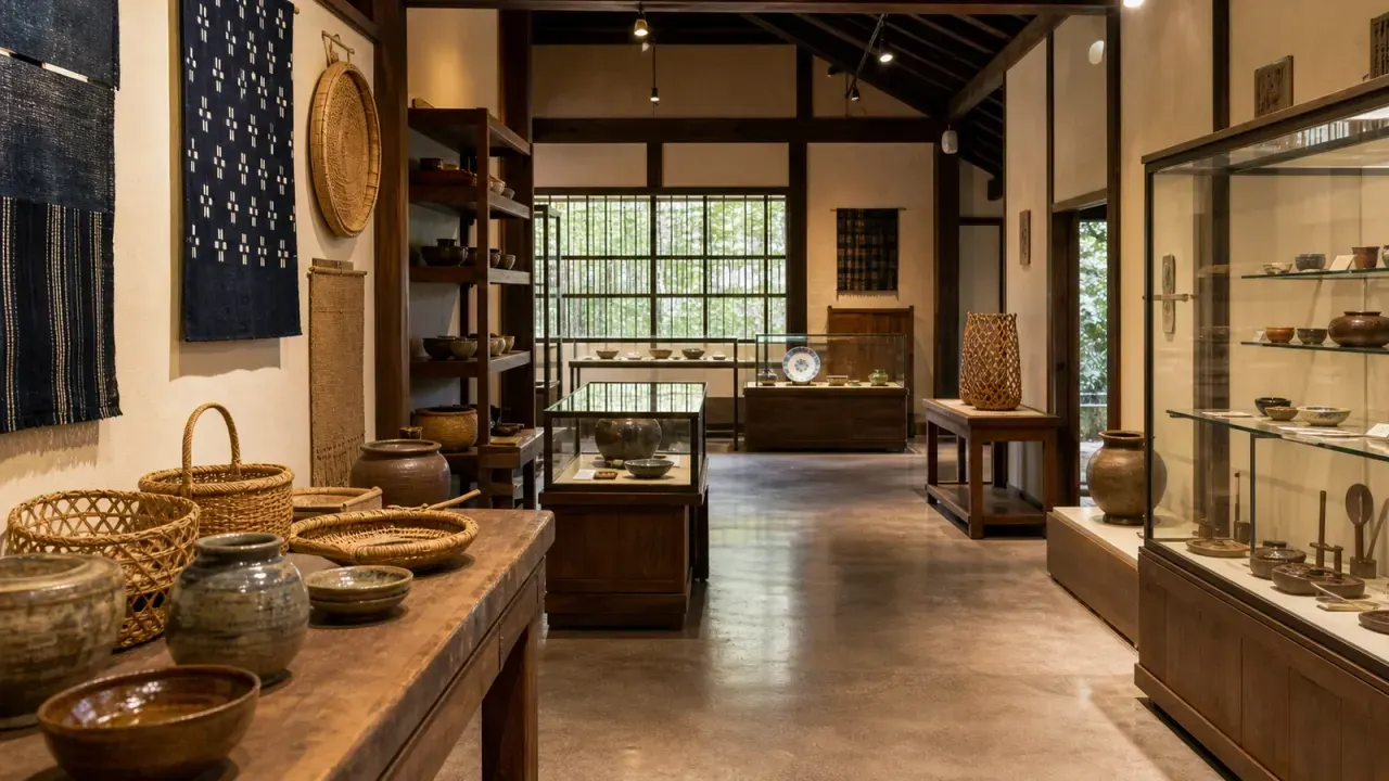 目黒区駒場の日本民藝館を散歩目線で紹介。開館時間、入館料、休館日、所要時間、駒場公園散歩との組み合わせ方を公式情報をもとに整理します。