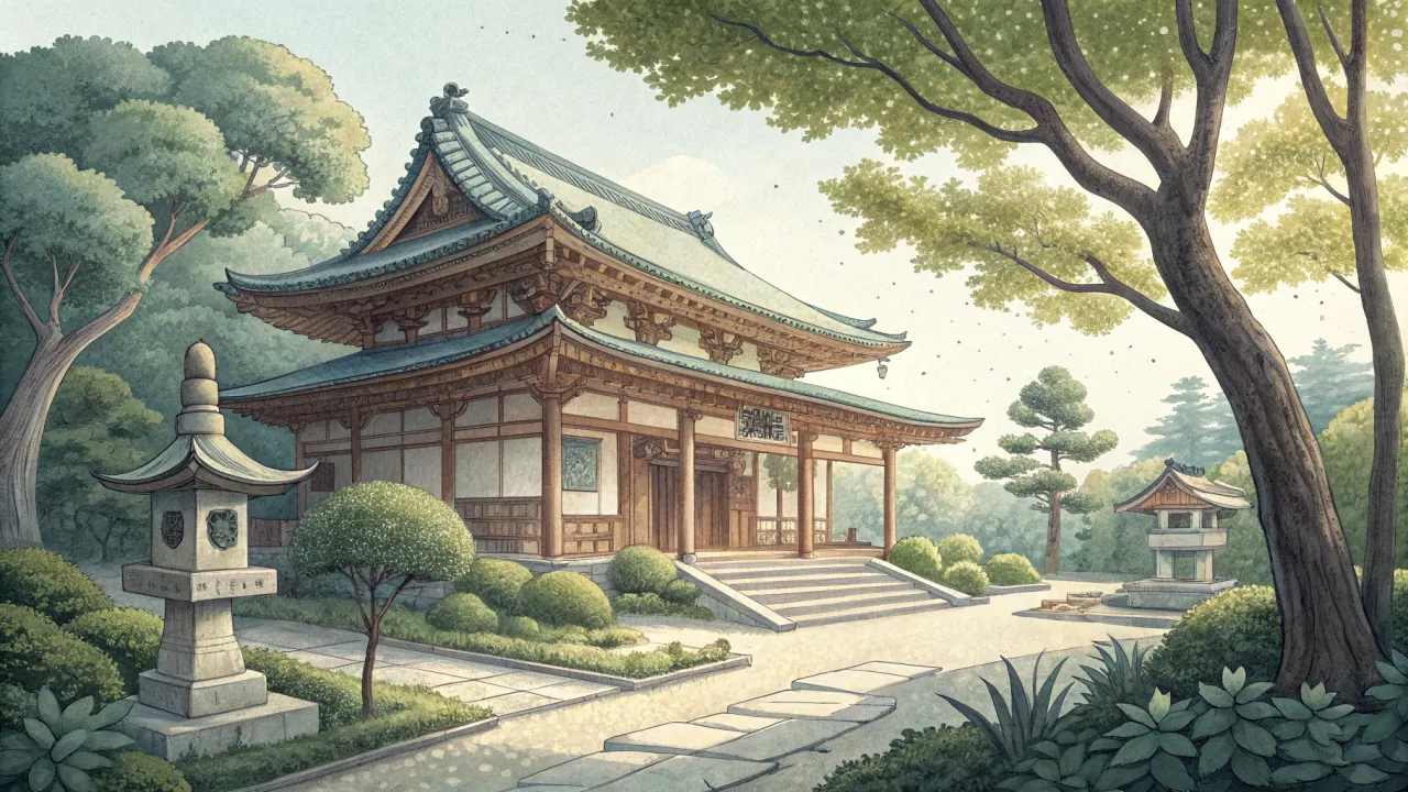 目黒区上目黒の寿福寺の見どころ4つを紹介。商業化されていない静寂な空間で、長い歴史の蓄積に触れる癒しの散歩です。