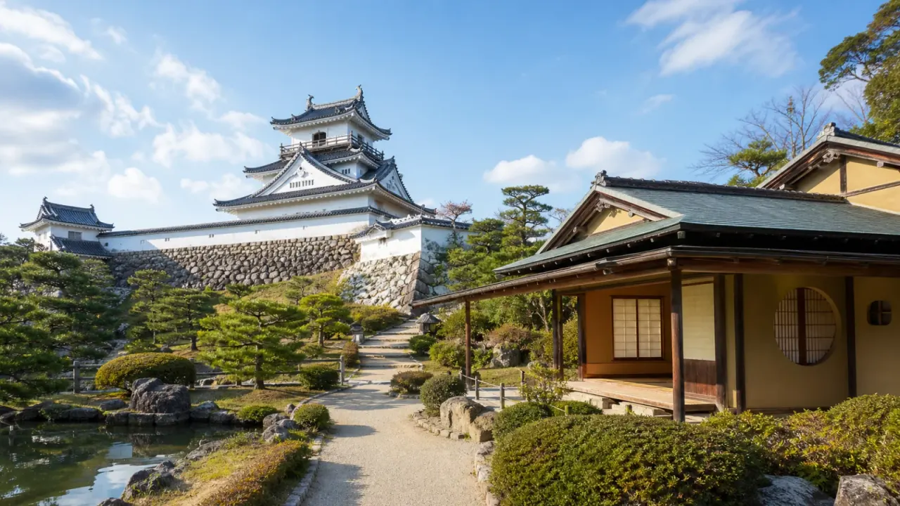 掛川城二の丸エリアを歩く散歩ガイド。二の丸茶室、二の丸美術館、庭園、掛川城天守・御殿とのつなぎ方、開館時間や料金をまとめます。