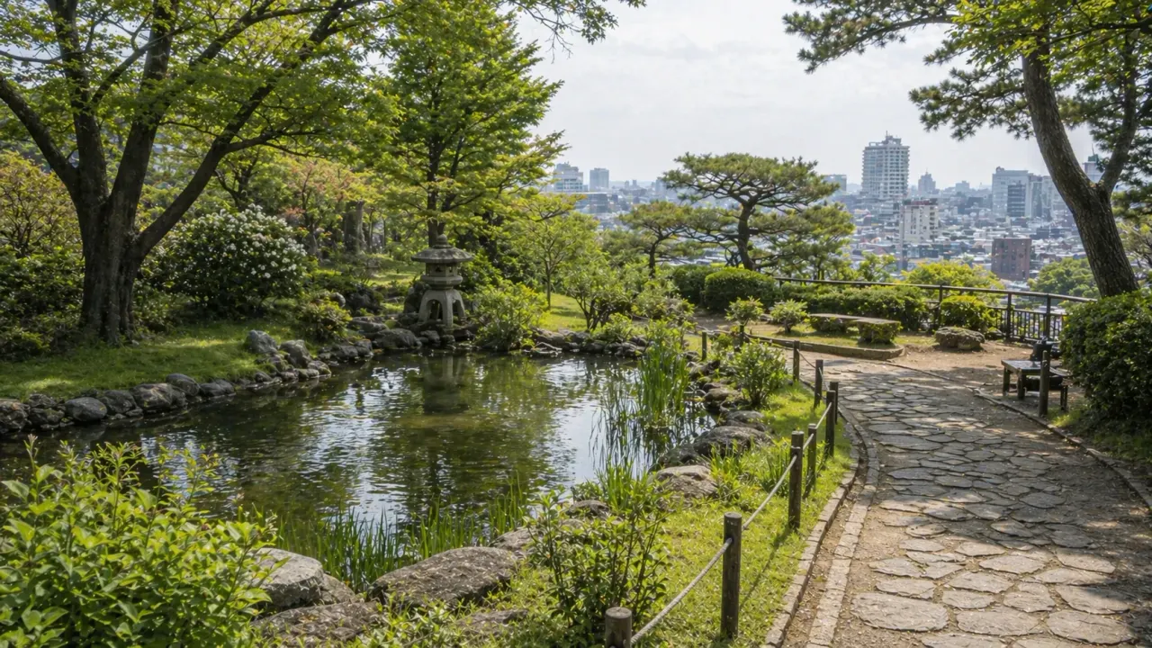 掃部山公園で、桜木町から坂を上がった先の高台と和風庭園の静けさを味わう散歩を紹介。井伊直弼像、能楽堂、池のある庭をどうつなぐと落ち着きやすいかを1時間感覚でまとめます。