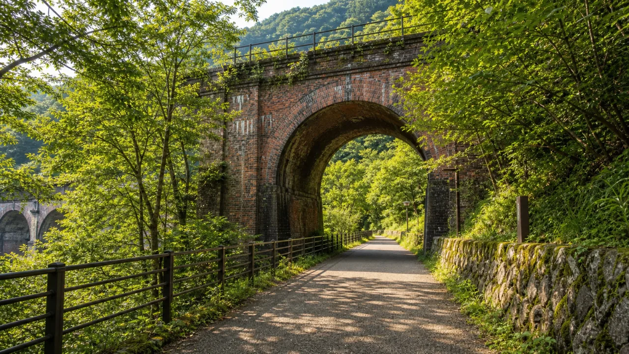 関東近郊で廃線跡や鉄道遺産を安全に歩きたい人向けに、碓氷峠アプトの道、下河原緑道、旧相模川橋脚などを比較します。