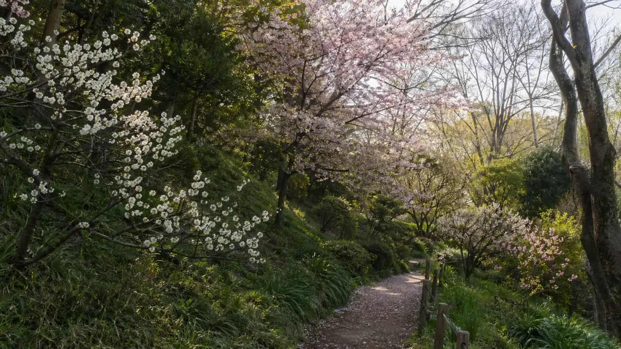 片瀬山公園で、目白山下駅のすぐそばにある樹林と花木を静かに歩く散歩を紹介。藤沢で短時間だけ気分を切り替える、45分前後の使い方をまとめます。