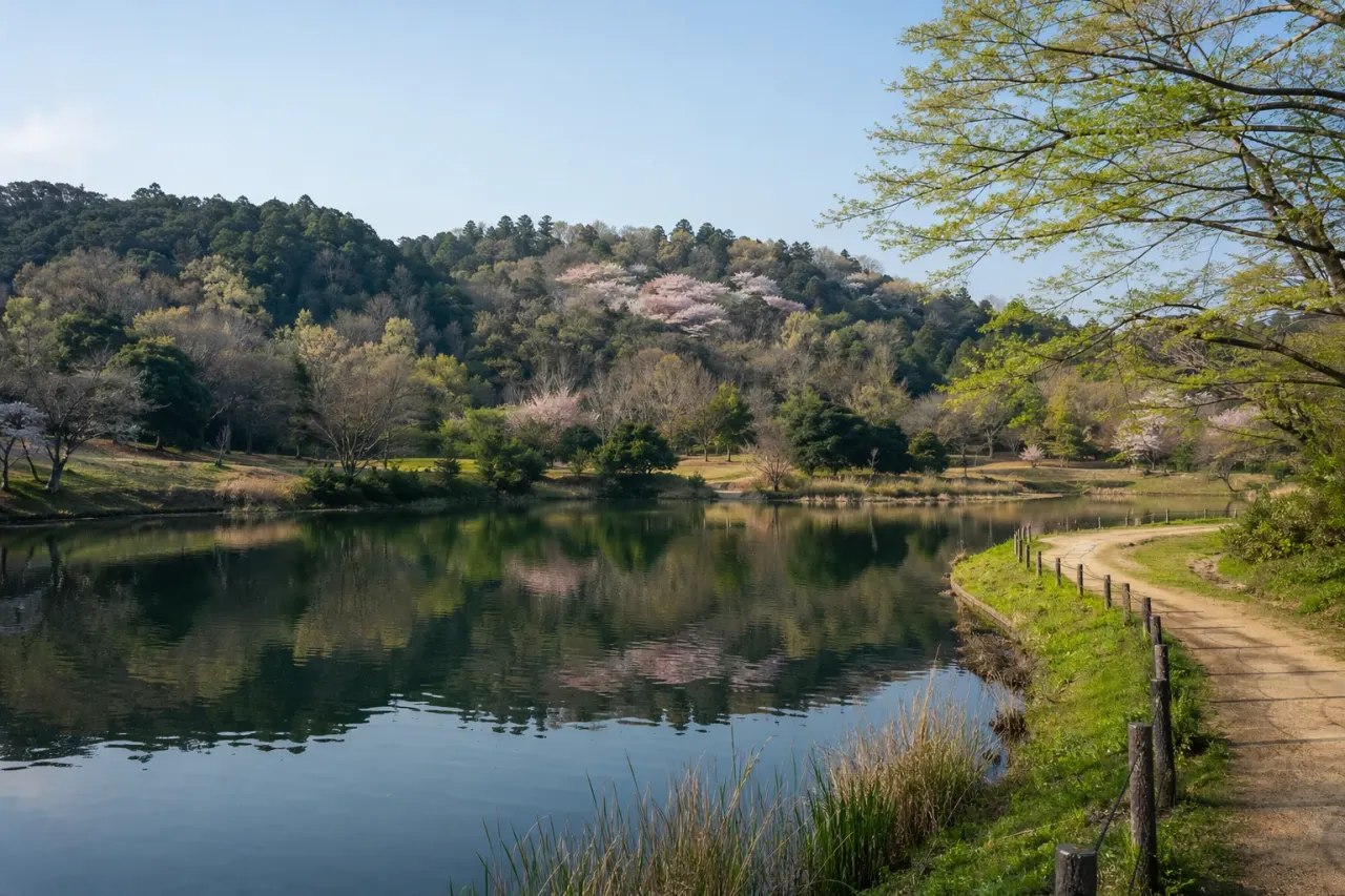 横浜・旭区のこども自然公園で、大池や桜山、林の園路を静かに歩く散歩を紹介。二俣川から入りやすく、1時間半で気分を整える使い方をまとめます。