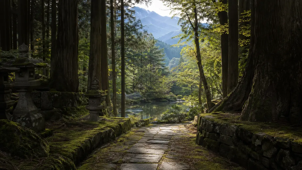 駒ヶ根高原で光前寺と駒ヶ池を歩く散歩ガイド。寺の参道、光苔、駒ヶ池からの中央アルプス、アクセス、所要時間、季節の見どころをまとめます。
