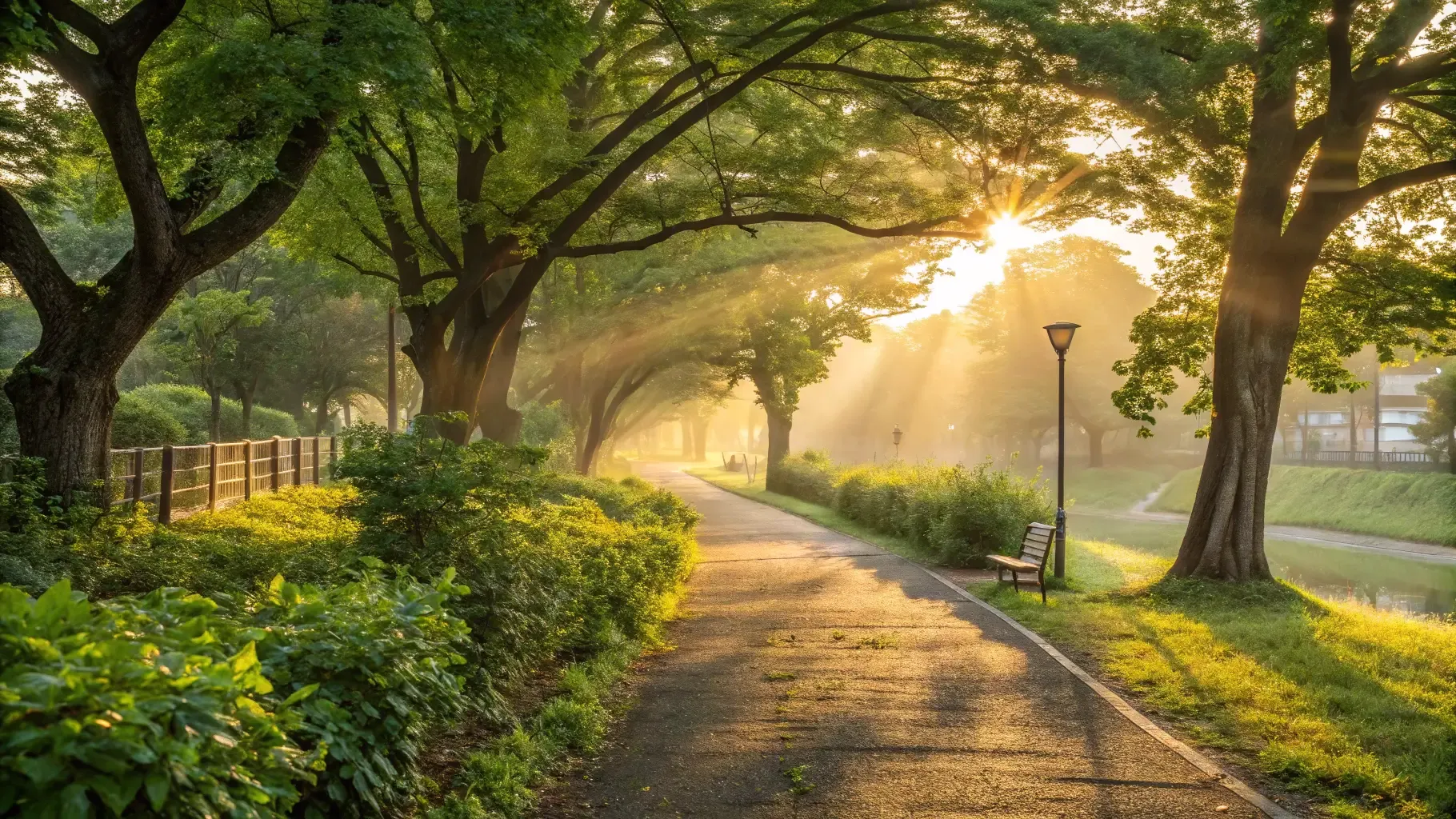 【静かな時間】駒沢公園の朝と夕方の散歩｜駒沢オリンピック公園の木陰で心を癒す方法