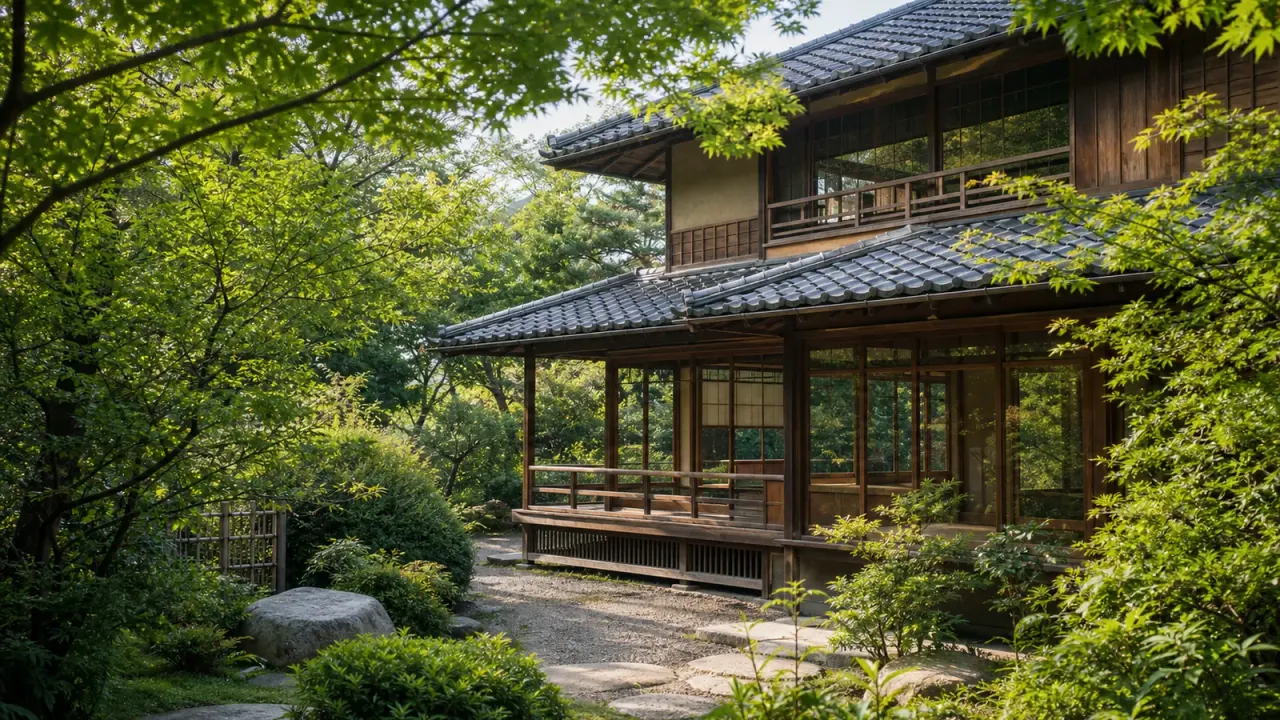 世田谷区瀬田の旧小坂家住宅を紹介。国分寺崖線の緑を望む近代和風建築を、二子玉川から静かに歩いて訪ねるニッチな散歩ガイドです。