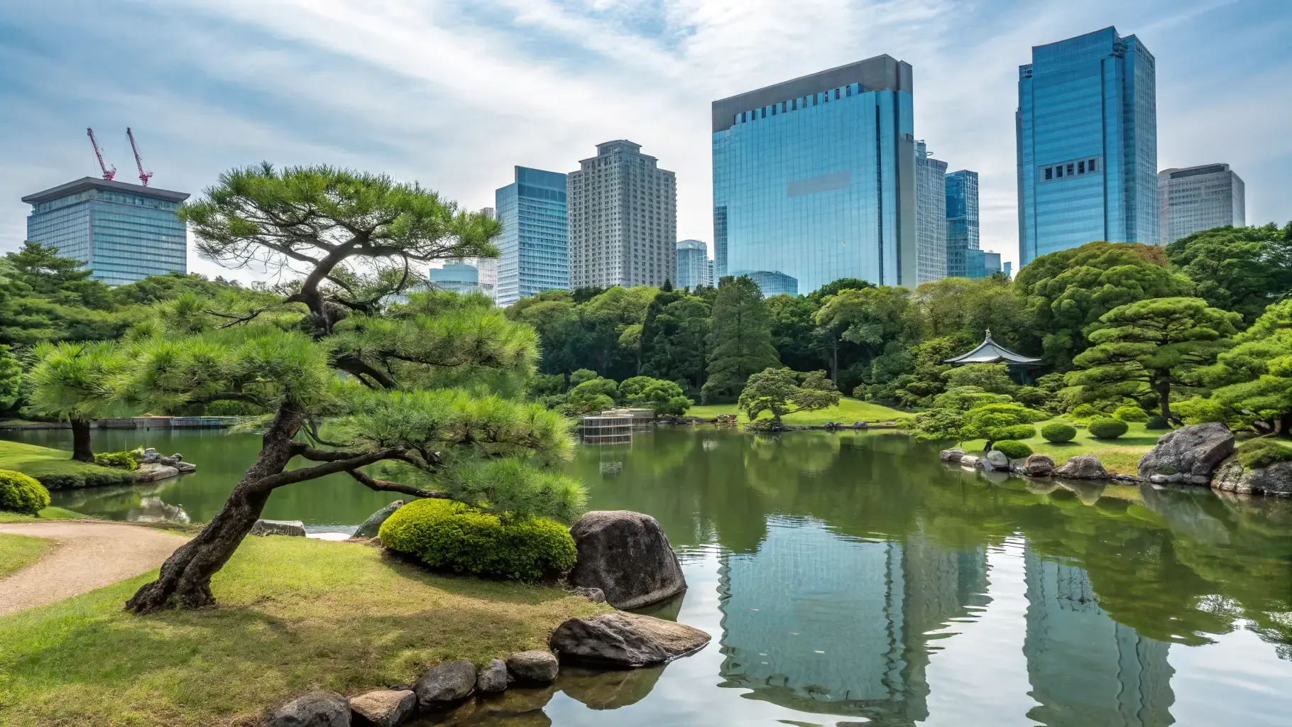 旧芝離宮庭園での散歩完全ガイド｜浜松町の庭園の見どころと浜離宮との7つの違い
