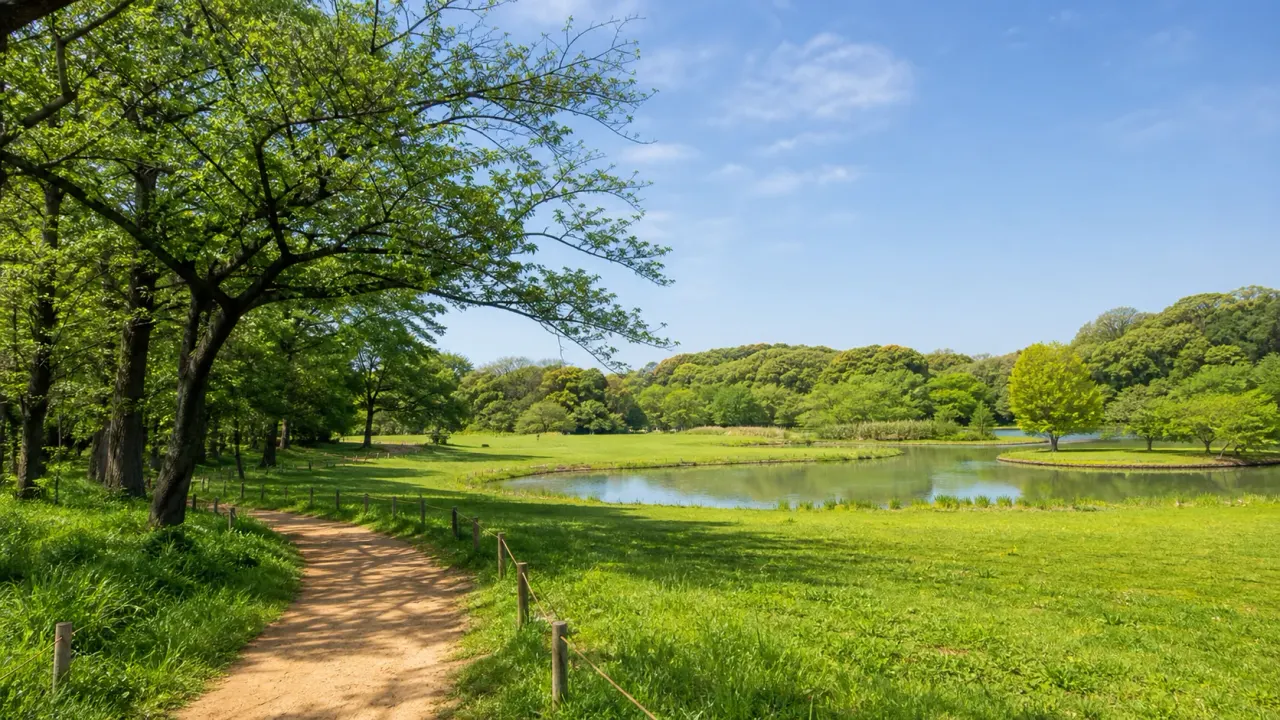 千葉県松戸市の21世紀の森と広場で、千駄堀池、芝生広場、森の園路をゆっくり歩く散歩ガイド。新八柱・八柱方面から半日未満で自然へ切り替える過ごし方をまとめます。
