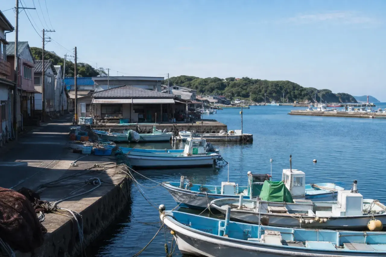 三浦市の三崎港で、三崎下町の路地、海南神社、うらりマルシェ周辺をゆっくり歩く半日散歩を紹介。海と市場、野菜のある港町の空気を味わう歩き方をまとめます。