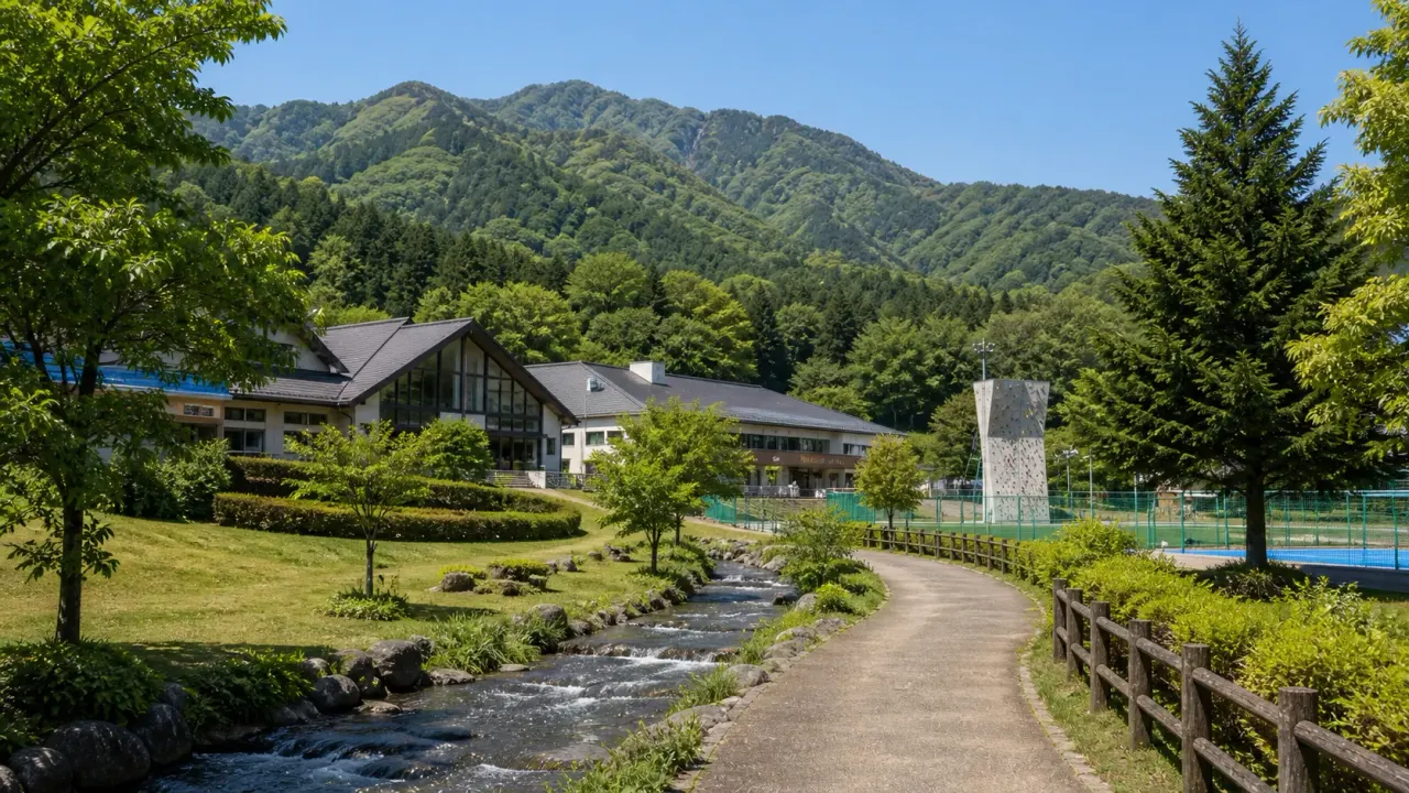 三ツ峠山麓の小川とグリーンセンター周辺を歩くカバー画像