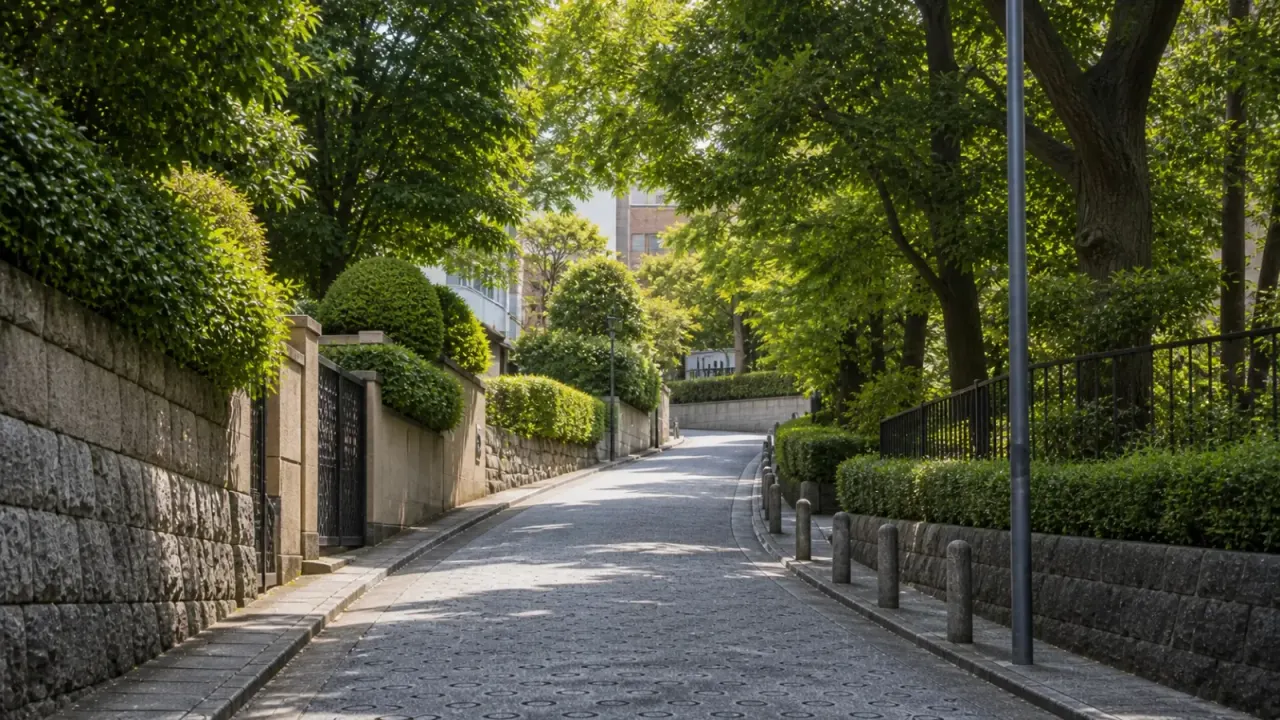 港区南麻布の南部坂を、有栖川宮記念公園、盛岡藩南部家の屋敷跡、広尾から歩く坂道散歩として整理します。赤坂の南部坂との違いや60〜90分の歩き方も紹介します。