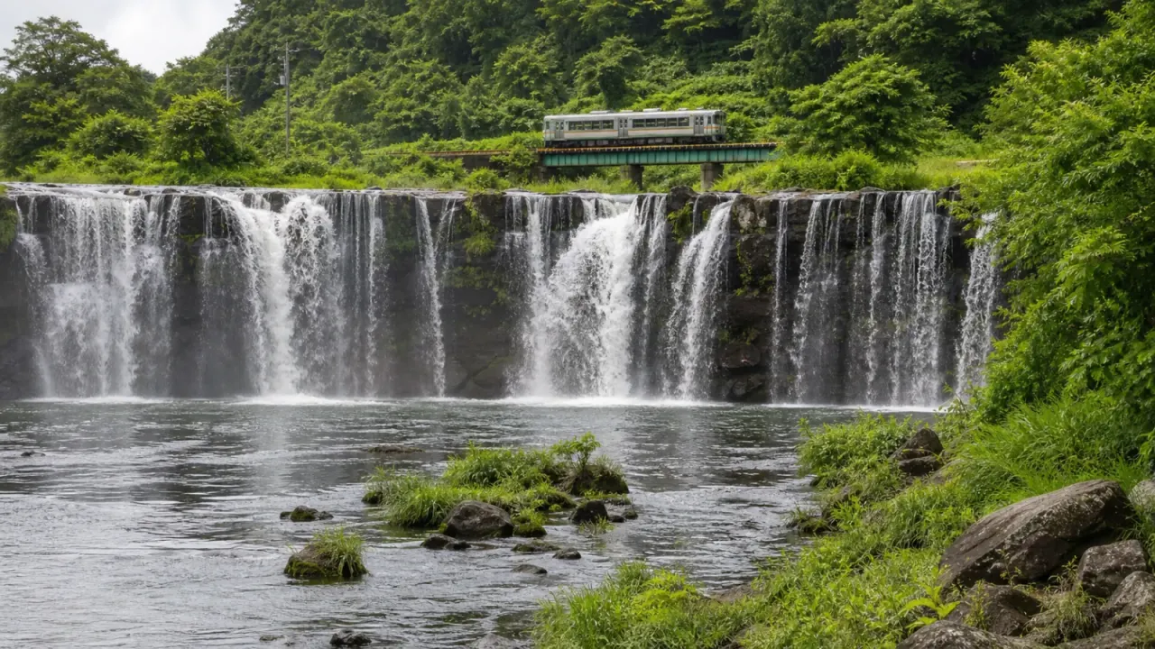 【那須烏山】龍門の滝と太平寺を歩く、烏山線沿いの水辺さんぽ