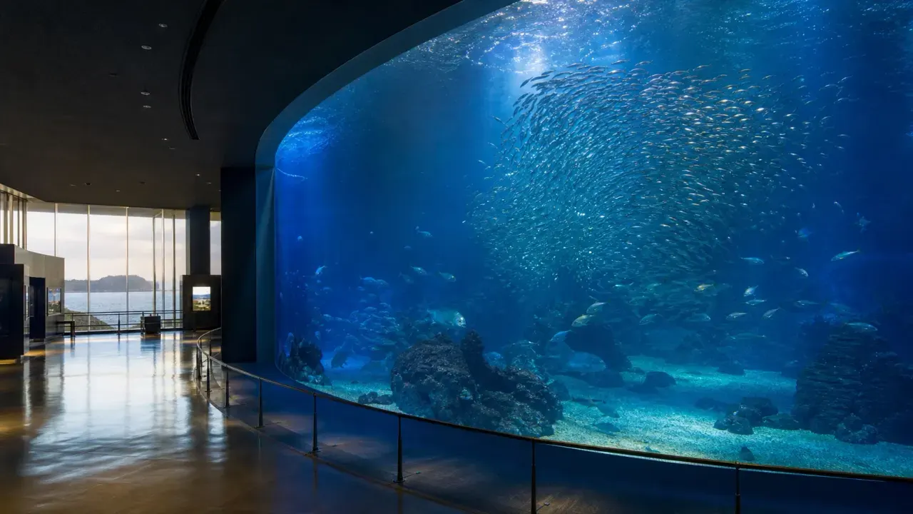 藤沢市片瀬海岸の新江ノ島水族館を、相模湾大水槽、クラゲファンタジーホール、海辺への導線を中心に歩く屋内散歩として紹介。雨の日や暑い日に使いやすい1時間半の回り方をまとめます。