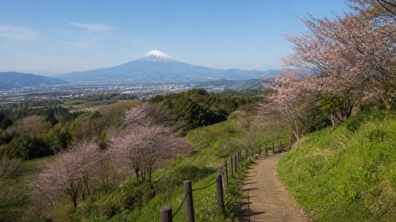 神奈川県大井町のおおいゆめの里で、早咲き桜、足柄平野、富士山の眺めをゆっくり味わう散歩を紹介。花木園と未舗装の道を無理なく歩く1時間半の使い方をまとめます。