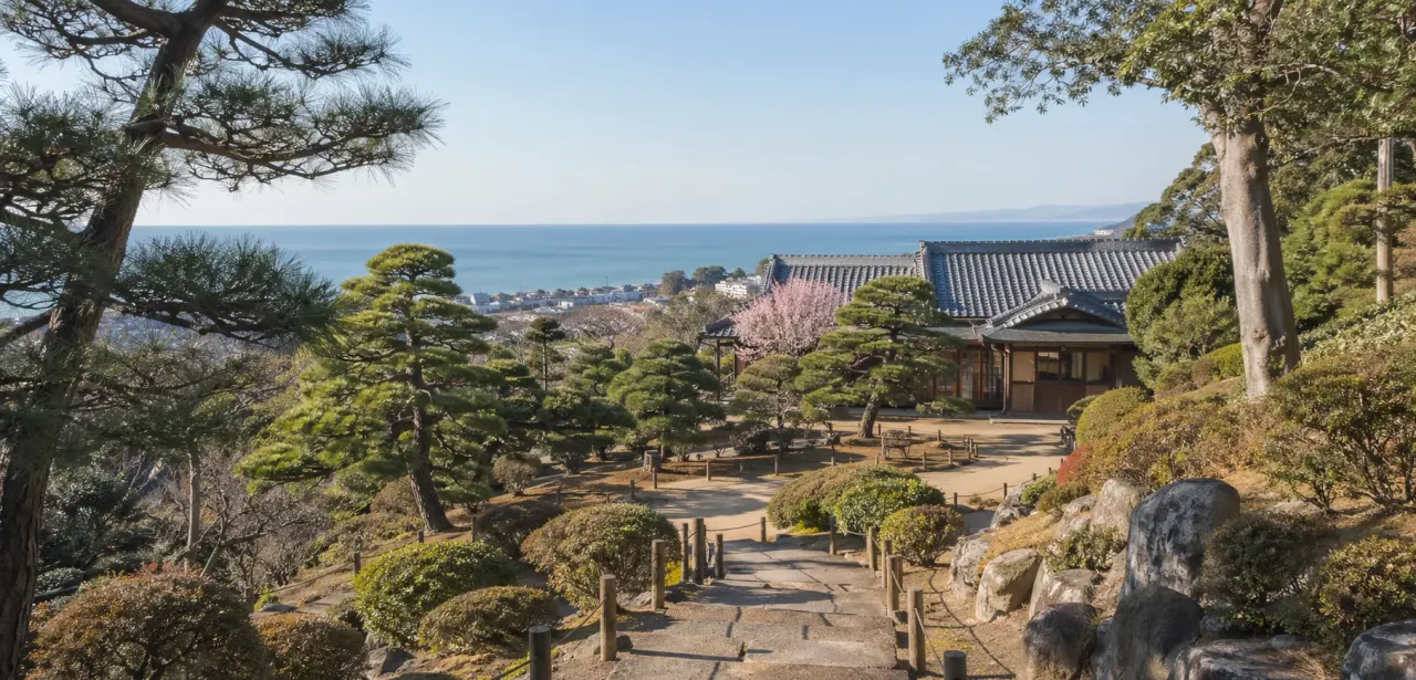 大磯城山公園で、旧吉田茂邸地区と旧三井別邸地区を静かに歩く散歩を紹介。大磯駅からバスで入りやすく、庭園と高台の展望を2時間で味わう使い方をまとめます。