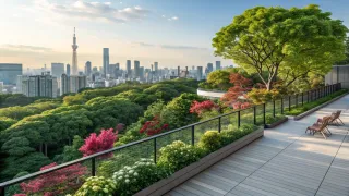 【0円】東急プラザ表参道原宿の屋上おもはらの森テラスで静かな休憩｜表参道の絶景