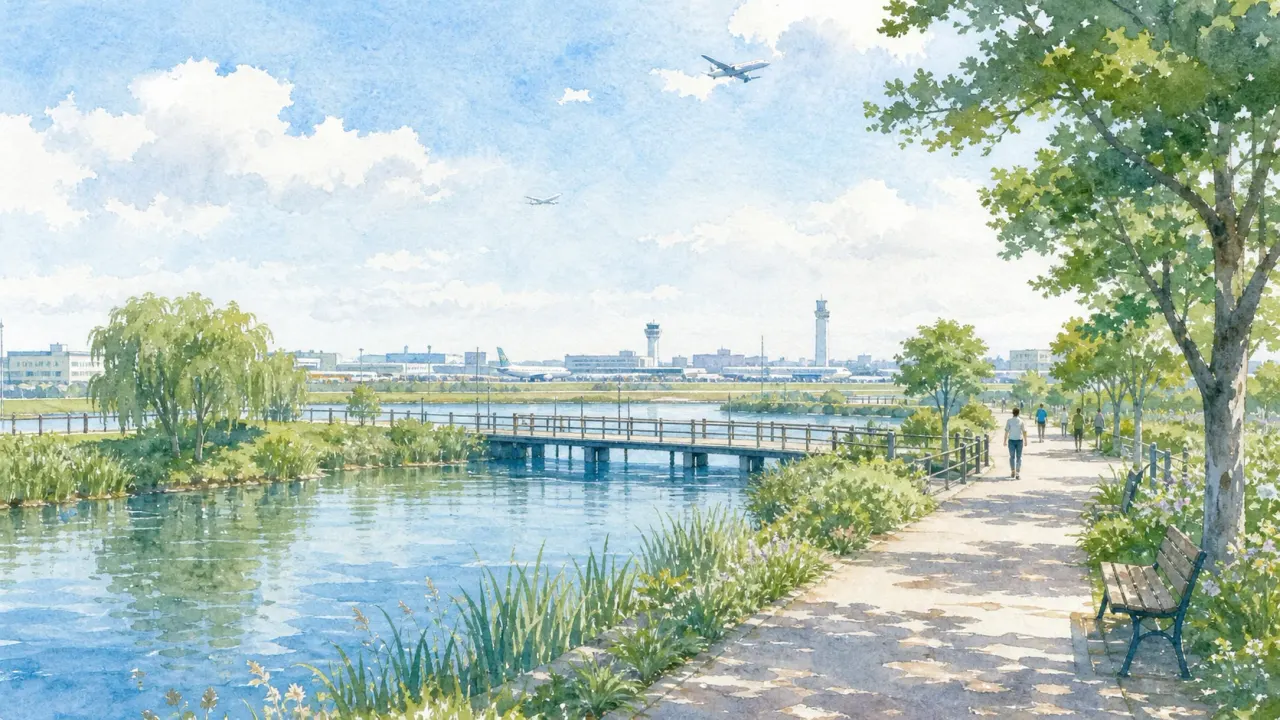 大田区で散歩したい人向けに、羽田空港、東京港野鳥公園、洗足池公園、池上本門寺、蒲田、多摩川台公園などのおすすめスポットをエリア別に整理。水辺、空港、寺社、レトロな街歩きをまとめて探せます。