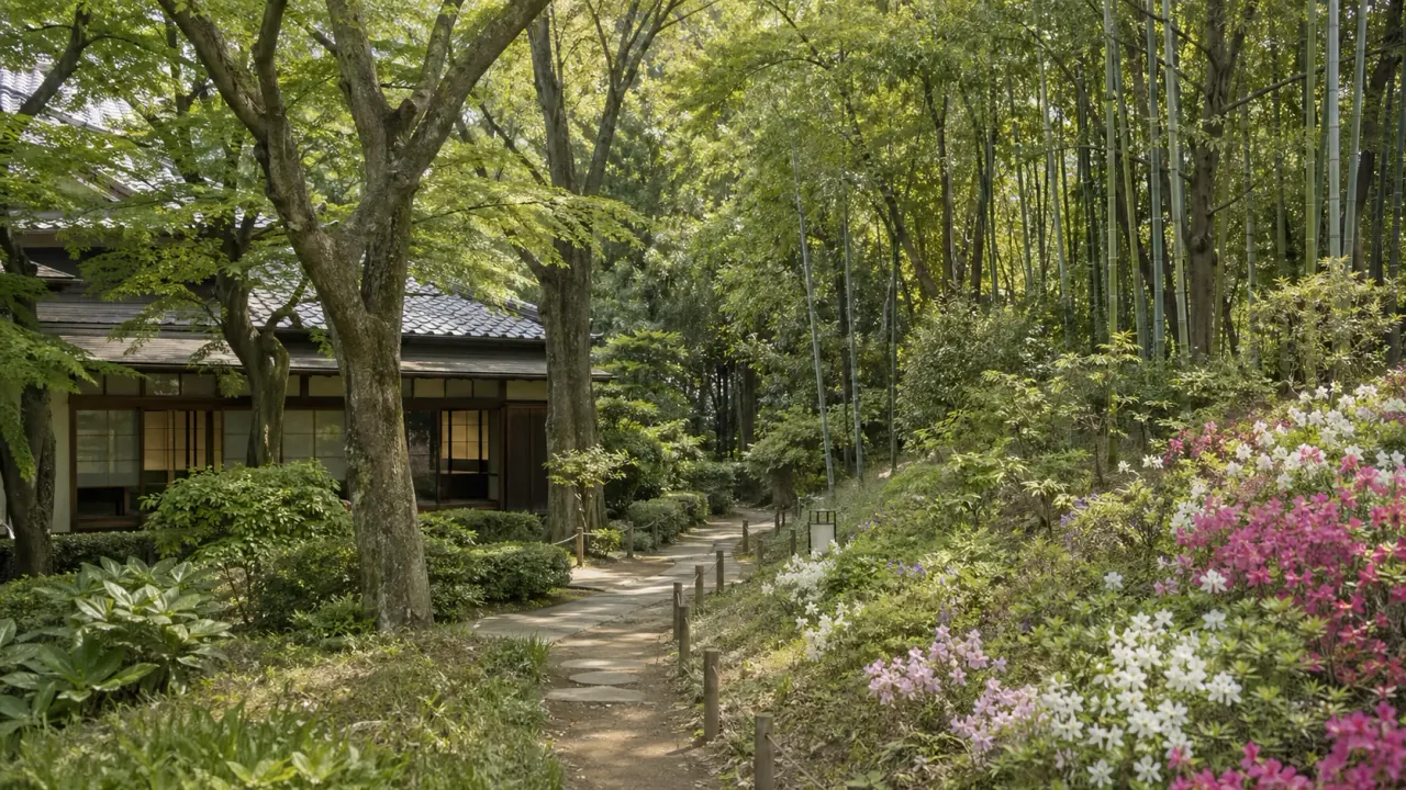 世田谷区の蘆花恒春園を初めて歩く人向けに、見どころ、所要時間、アクセス、開園時間、料金を整理。徳冨蘆花旧宅、蘆花記念館、花の丘、竹林を静かにめぐる散歩ガイドです。