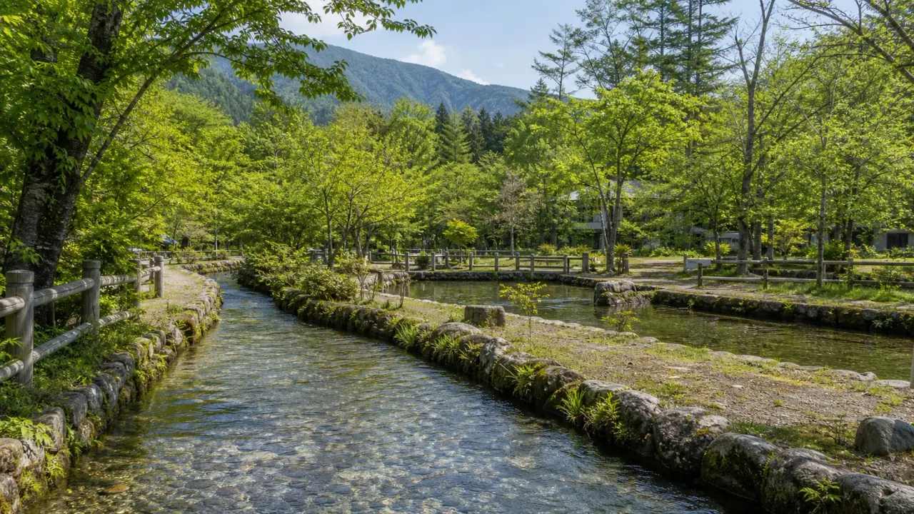 北杜市長坂町の三分一湧水で、八ヶ岳南麓の湧水、水路、公園、三分一湧水館を短時間で楽しむ散歩を紹介。公式情報をもとに、アクセス、歩き方、休憩の組み方をまとめます。