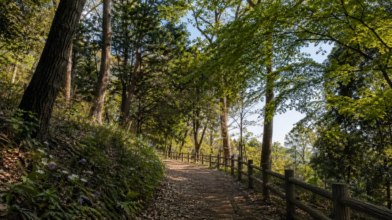 府中市の浅間山公園で、小高い丘の尾根道、ムサシノキスゲ、富士見の眺めを静かに味わう半日散歩を紹介。アクセス、開園情報、歩く順番もまとめます。