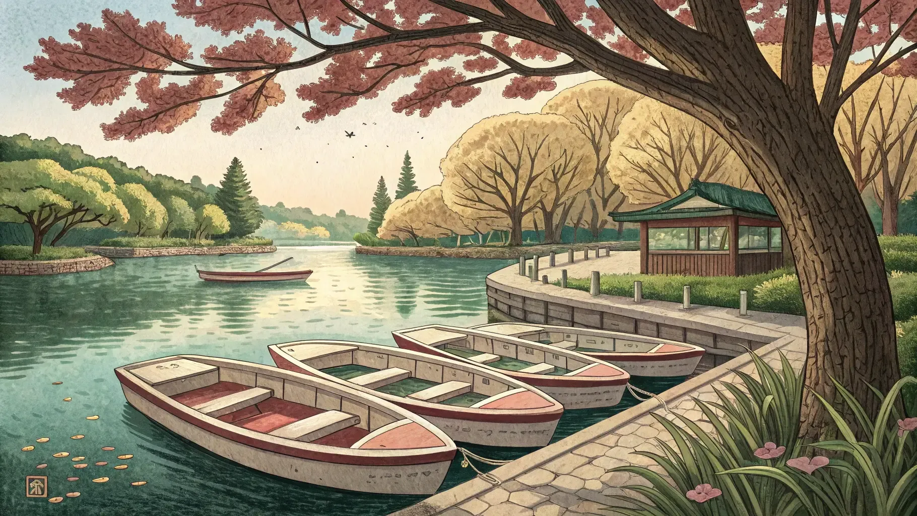 洗足池公園で静かな水辺の散歩とボートを楽しむ｜混雑を避ける平日の過ごし方