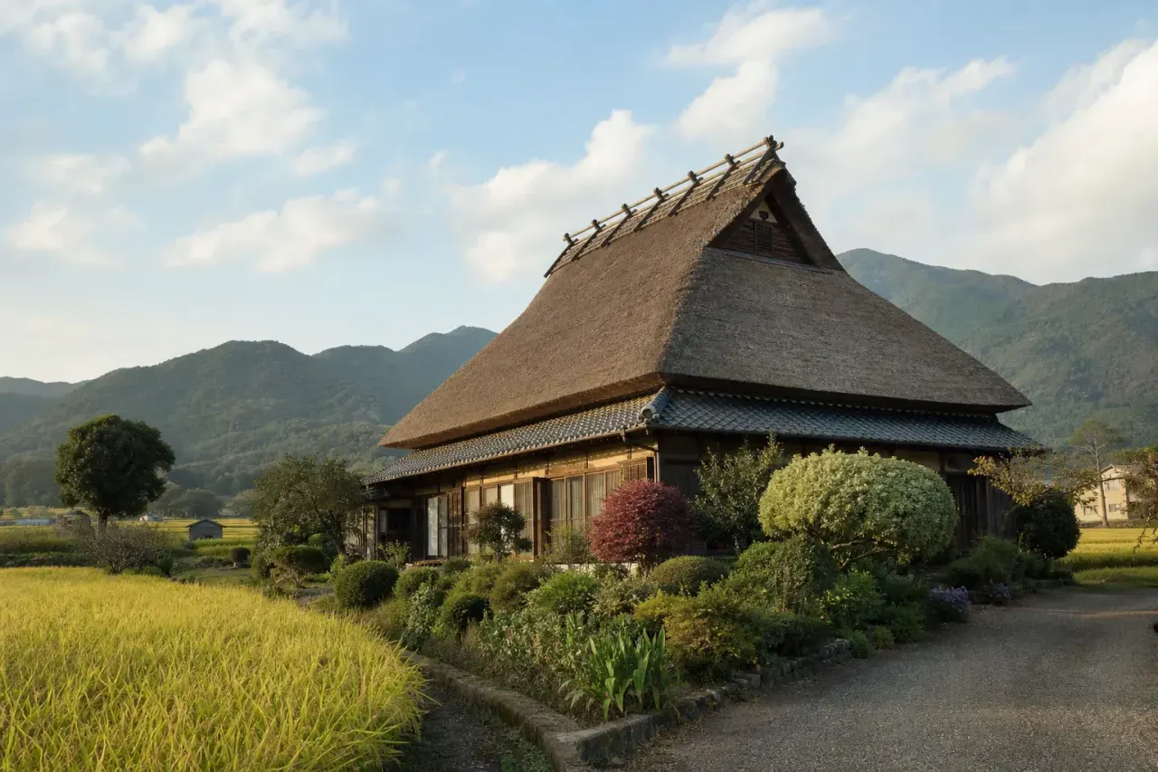 開成町のあしがり郷瀬戸屋敷で、築300年の茅葺き古民家、ショップやカフェ、田園の道をゆっくり歩く散歩を紹介。開成町あじさいの里と合わせやすい半日コースです。